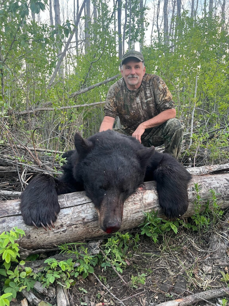 Model wearing classic jumper in neutral tones