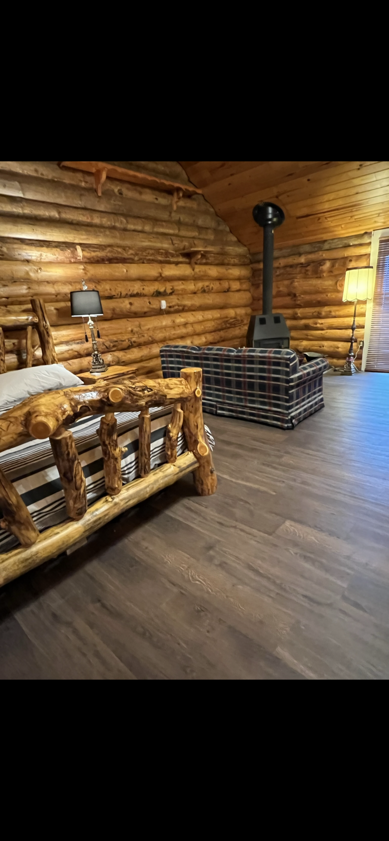 Model wearing classic jumper in neutral tones